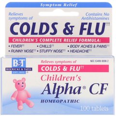 Гомеопатія від застуди у дітей, Boericke & Tafel, 100 таблеток