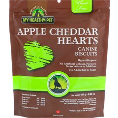 Apple Cheddar Hearts, Собаче печиво, Holistic Blend, 8,29 унції (235 г)
