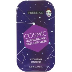 Cosmic, Голографическая отшелушивающая маска, увлажняющий аметист, Freeman Beauty, 0,33 жидкой унции (10 мл) купить в Киеве и Украине