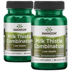 Формула розторопші, Milk Thistle Combination, Swanson, 120 капсул