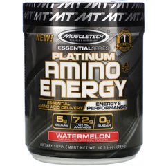 Комплекс амінокислот Muscletech (Platinum Amino Plus Energy) 288 г зі смаком кавуна
