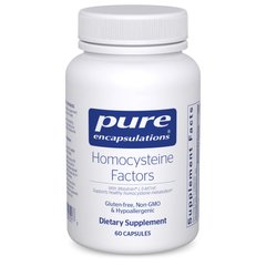 Гомоцистеїн Pure Encapsulations (Homocysteine ​​Factors) 60 капсул