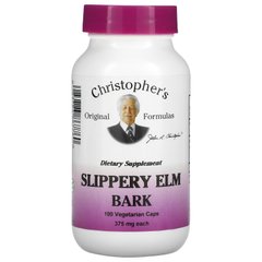 Скользкий вяз Christopher's Original Formulas (Slippery Elm Bark) 400 мг 100 капсул купить в Киеве и Украине