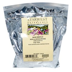 Органічні насіння калінджі, Starwest Botanicals, 1 фунт