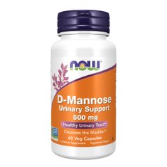 D-Mannose Urinary Support 500mg - 60 vcaps Now Foods купить в Киеве и Украине