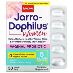Вагинальные пробиотики для женщин, Vaginal Probiotic, Women, Jarrow Formulas, 30 капсул купить в Киеве и Украине
