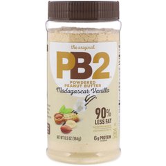 The Original PB2, Арахісова олія у вигляді порошку, мадагаскарська ваніль, PB2 Foods, 6,5 унц (184 г)