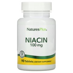 Ниацин Nature's Plus (Niacin) 100 мг 90 таблеток купить в Киеве и Украине