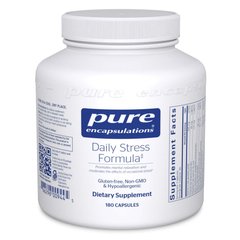 Ежедневные витамины от стресса стресс-формула Pure Encapsulations (Daily Stress Formula) 180 капсул купить в Киеве и Украине