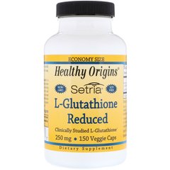 L-глутатион сокращенный, L-Glutathione Natural Multi Vitamins, Healthy Origins, 250 мг, 150 капсул купить в Киеве и Украине