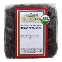 Органический изюм, Organic Raisins, Bergin Fruit and Nut Company, 454 г купить в Киеве и Украине