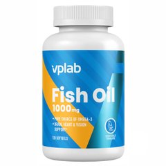 Рыбий жир VPLab (Fish Oil) 120 мягких капсул купить в Киеве и Украине