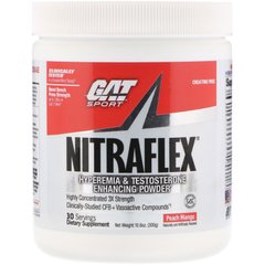 Nitraflex, персик і манго, GAT, 300 г