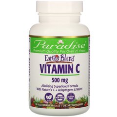 Вітамін C, Vitamin C, Paradise Herbs, 90 Vegerian капсул