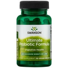 Ультимативна пробіотична формула, Ultimate Probiotic Formula, Swanson, 665 мільярд КУО, 30 капсул