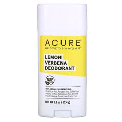 Дезодорант, лимон і вербена, Acure, 63,78 г