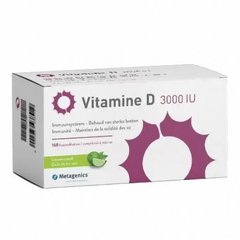 Вітамін Д смак лайма Metagenics (Vitamin D) 3000 МО 168 жувальних таблеток