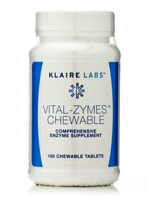 Ензими Klaire Labs (Vital-Zymes Forte) 180 жувальних таблеток