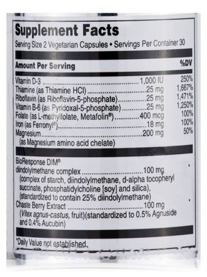 Вітаміни під час місячних та менопаузи ДІМ дііндолілметан Douglas Laboratories (PMS Support with BioResponse DIM) 60 вегетаріанських капсул
