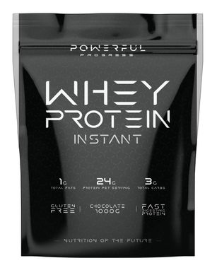 Сироватковий протеїн смак шоколад Powerful Progress (100% Whey Protein Instant) 1 кг
