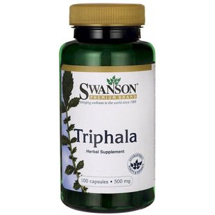 Трифала Swanson (Triphala) 500 мг 100 капсул купить в Киеве и Украине