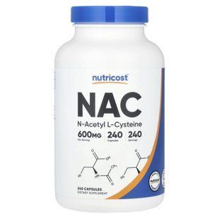 Nutricost, NAC, 600 mg, 240 Capsules купить в Киеве и Украине
