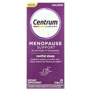 Centrum, підтримка під час менопаузи, для спокійного сну, 28 таблеток