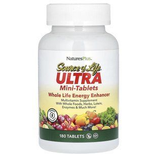 Multivitamins Natures Plus (Energy Enhancer Source of Life) 180 mini tablets