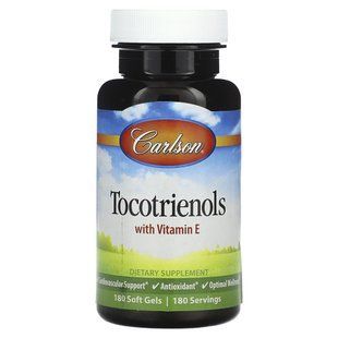 Токотриеноли с витамином E Carlson (Tocotrienols with Vitamin E) 180 капсул купить в Киеве и Украине