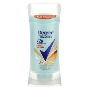 Degree, Advanced, 72 Hour MotionSense, Antiperspirant Deodorant, Stress Control, 2.6 oz (74 g) купить в Киеве и Украине