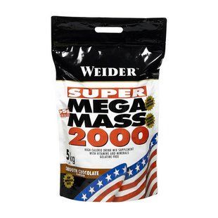 Weider, Mega Mass 2000, 5 kg, smooth chocolate