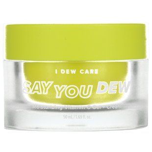 I Dew Care, Say You Dew, увлажняющий гель с витамином C + крем, 1,69 жидких унций (50 мл) купить в Киеве и Украине