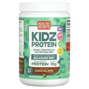 Healthy Heights, Kidz Protein, For Kids 2+, Chocolate, 9.5 oz (270 g) купить в Киеве и Украине