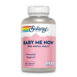 Baby Me Now Prenatal Multi - 150 tabs Solaray купить в Киеве и Украине