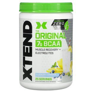 Original amino acid, 7 g BCAA, blueberry lemonade, Scivation, 13 oz (367.5 g)