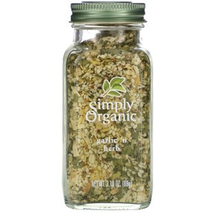 Чеснок и травы, Simply Organic, 3,10 унции (88 г) купить в Киеве и Украине