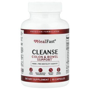 HealFast, Cleanse, поддержка толстой кишки, 60 капсул купить в Киеве и Украине