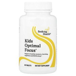 Seeking Health, Kids Optimal Focus, 60 Tablets