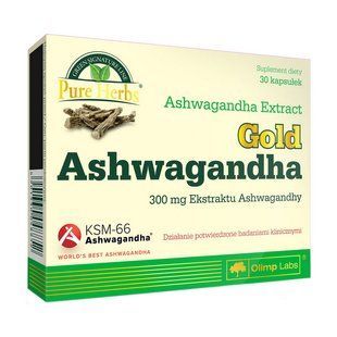 OLIMP, Gold Ashwagandgha 300 mg, 30 caps