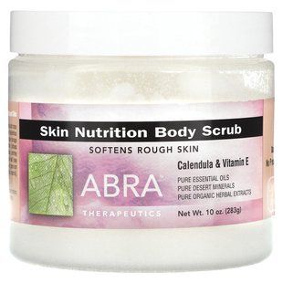 Abra Therapeutics, Skin Nutrition Body Scrub, Calendula and Vitamin E, 10 oz (283 g) купить в Киеве и Украине