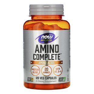 Комплекс аминокислот Now Foods (Amino Complete Sports) 120 капсул купить в Киеве и Украине