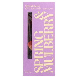 Spring & Mulberry, шоколад с финиками, с ягодным ассорти, 60 г (2,1 унции) купить в Киеве и Украине