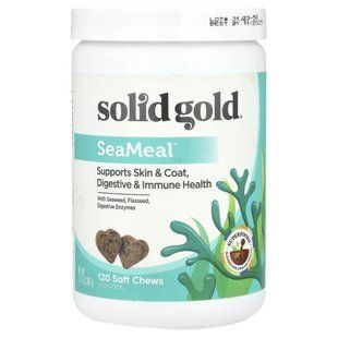 Solid Gold, SeaMeal&trade;, For Dogs, 120 Soft Chews, 12.7 oz (360 g) купить в Киеве и Украине