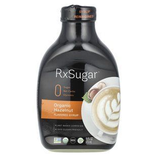 RxSugar, Organic Hazelnut Syrup, 16 fl oz (473 ml) купить в Киеве и Украине
