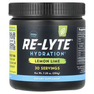 Redmond Trading Company, Re-Lyte&reg; Hydration, Lemon Lime, 7.2 oz (204 g)
