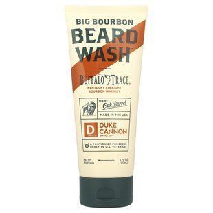 Duke Cannon Supply Co., Big Bourbon Beard Wash&trade;, Oak Barrel, 6 fl oz (177 ml)