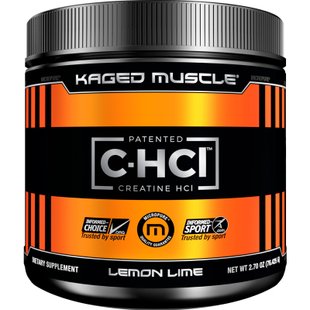 Креатина гидрохлорид лимон/лайм Kaged Muscle (Patented C-HCL Creatine) 76.425 г купить в Киеве и Украине