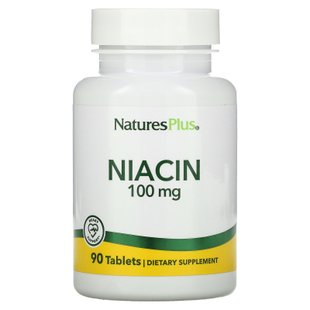 Ниацин Nature's Plus (Niacin) 100 мг 90 таблеток купить в Киеве и Украине