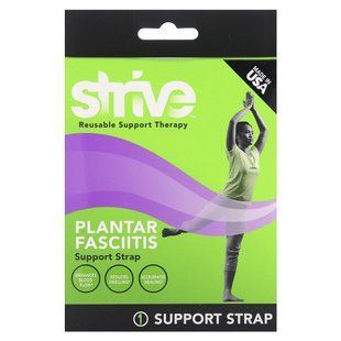Strive, Plantar Fasciitis Support Strap, One Size Fits Most, 1 Count купить в Киеве и Украине