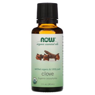 Масло гвоздики эфирное Now Foods (Clove Essential Oils) 30 мл купить в Киеве и Украине